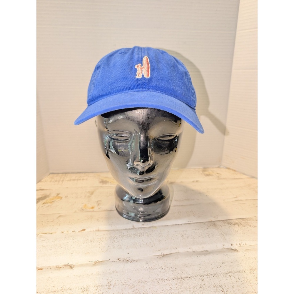 New Johnnie-O Blue Pink Embroidered Adjustable Baseball Cap